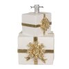 Clayre & Eef 6MG0052 Supporto per albero di Natale 30x28x48 cm Bianco