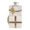 Clayre & Eef 6MG0052 Supporto per albero di Natale 30x28x48 cm Bianco