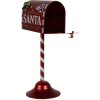 Clayre & Eef 6Y5624 Cassetta delle lettere in ferro rosso 16x12x32 cm