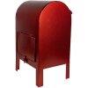 Clayre & Eef 6Y5625 Cassetta delle lettere rossa 21x19x34 cm Decorazione natalizia in stile country