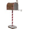 Clayre & Eef 6Y5629 Cassetta delle lettere marrone 14x8x37 cm Decorazione natalizia in stile country