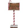 Clayre & Eef 6Y5629 Cassetta delle lettere marrone 14x8x37 cm Decorazione natalizia in stile country