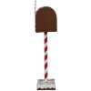 Clayre & Eef 6Y5629 Cassetta delle lettere marrone 14x8x37 cm Decorazione natalizia in stile country