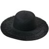 Juleeze JZHA0102Z cappello da donna nero con frange eleganza