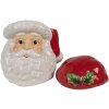 Clayre & Eef 6CE1847 Contenitore Babbo Natale Bianco Rosso 19x18x22 cm