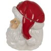 Clayre & Eef 6CE1847 Contenitore Babbo Natale Bianco Rosso 19x18x22 cm