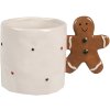 Clayre & Eef 6CEMU0152 Tazza Manico di pan di zenzero 325 ml Beige Brown