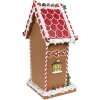 Clayre & Eef 6PR4251 Decorazione casa di pan di zenzero marrone bianco 18x14x31 cm