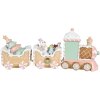 Clayre & Eef 6PR4266 Decorazione Treno Beige Rosa 45x12x19 cm Poliresina