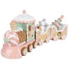 Clayre & Eef 6PR4266 Decorazione Treno Beige Rosa 45x12x19 cm Poliresina