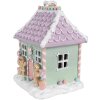 Clayre & Eef 6PR4267 Casa decorativa Natale Verde Rosa Viola 17x14x21 cm