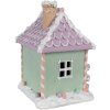 Clayre & Eef 6PR4267 Casa decorativa Natale Verde Rosa Viola 17x14x21 cm