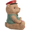 Clayre & Eef 6PR4277 Salvadanaio Orso Marrone Verde Poliresina 15x13x19 cm