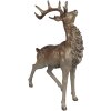 Clayre & Eef 6PR4294 Decorazione Cervo marrone color oro 33x16x42 cm