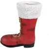 Clayre & Eef 6MG0048 Stivali per decorazioni natalizie Rosso Bianco 32x19x36 cm