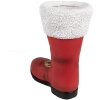 Clayre & Eef 6MG0048 Stivali per decorazioni natalizie Rosso Bianco 32x19x36 cm