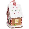 Clayre & Eef 6PR4255 Decorazione Ciondolo Casa Marrone Bianco 7x5x9 cm