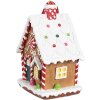 Clayre & Eef 6PR4255 Decorazione Ciondolo Casa Marrone Bianco 7x5x9 cm