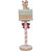 Clayre & Eef 6PR4265 Decorazione natalizia cassetta delle lettere Rosa 11x10x36 cm Poliresina