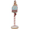 Clayre & Eef 6PR4265 Decorazione natalizia cassetta delle lettere Rosa 11x10x36 cm Poliresina
