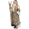 Clayre & Eef 6PR4279 Decorazione Babbo Natale color oro 25x18x50 cm Poliresina