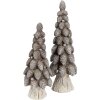 Clayre & Eef 6PR4298 Albero decorativo Marrone Bianco Ø 7x19 cm Stile Country in Poliresina