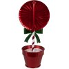 Clayre & Eef 6Y5626 Decorazione Lecca Lecca Rosso Bianco Metallo 12x9x26 cm