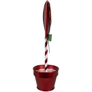 Clayre & Eef 6Y5627 Decorazione Lollipop Rosso Metallo 12x9x31 cm