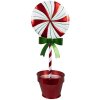 Clayre & Eef 6Y5627 Decorazione Lollipop Rosso Metallo 12x9x31 cm