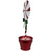 Clayre & Eef 6Y5627 Decorazione Lollipop Rosso Metallo 12x9x31 cm