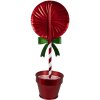 Clayre & Eef 6Y5627 Decorazione Lollipop Rosso Metallo 12x9x31 cm