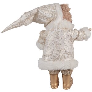 Clayre & Eef 65616 Orso decorativo Beige 22x16x36 cm Stile casa di campagna