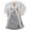 Clayre & Eef 65617 Decorazione Angelo Bianco Argentato 20x15x28 cm