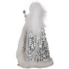 Clayre & Eef 65617 Decorazione Angelo Bianco Argentato 20x15x28 cm
