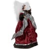 Clayre & Eef 65618 Angelo decorativo rosso bianco 20x15x28 cm tessuto su plastica