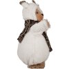 Clayre & Eef 65619 Decorazione Orso Bianco Beige 22x16x40 cm Stile country