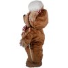 Clayre & Eef 65622 Decorazione Orso Marrone Rosso 22x16x43 cm