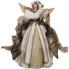 Clayre & Eef 65625 Angelo decorativo Beige Oro 20x12x28 cm Natale