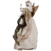 Clayre & Eef 65625 Angelo decorativo Beige Oro 20x12x28 cm Natale