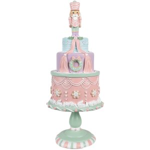 Clayre & Eef 6PR4261 Decorazione Torta Ø 17x42...