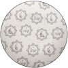 Clayre & Eef Piatto piccolo 20 cm in porcellana bianca grigia motivo gatto stile country