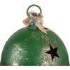 Clayre & Eef 6Y5671 Decorazione Campana Verde Ferro Ø 41x51 cm