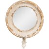Clayre & Eef 62S304 Specchio da parete con lampada Shabby Chic Beige 38x14x47 cm E14