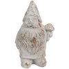 Clayre & Eef 6TE0551 Pietra nana decorativa color oro bianco 9x8x15 cm