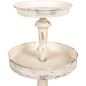 Clayre & Eef 6Y5654 Etagere in ferro Beige Ø...