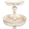 Clayre & Eef 6Y5654 Etagere in ferro Beige Ø 42x75 cm Vintage 3 livelli