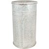Clayre & Eef 6Y5681 Cestino per pedali in metallo grigio effetto vintage 26x30x45 cm