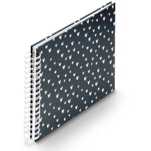 Hama Album a spirale Lovely Blue 28x24 cm 50 pagine bianche