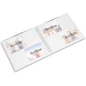 Hama Album a spirale Lovely Blue 28x24 cm 50 pagine bianche
