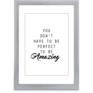 Hama Cornice di plastica Chiaro Argento 10x15 cm